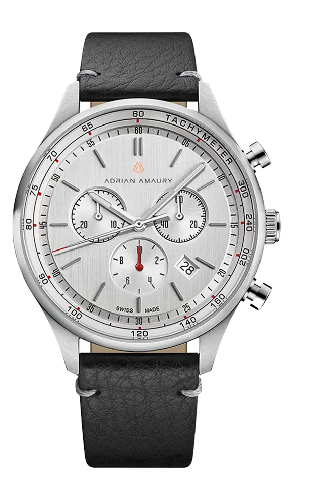 The Centurion | Leather | Silver Adrian Amaury