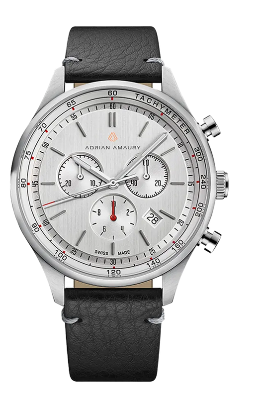 The Centurion | Leather | Silver Adrian Amaury